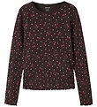 Name It Bluse - Rib - NkfVemia - Chocolate Plum/Cherry