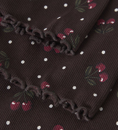 Name It Bukser - Rib - NkfVemia - Chocolate Plum/Cherry