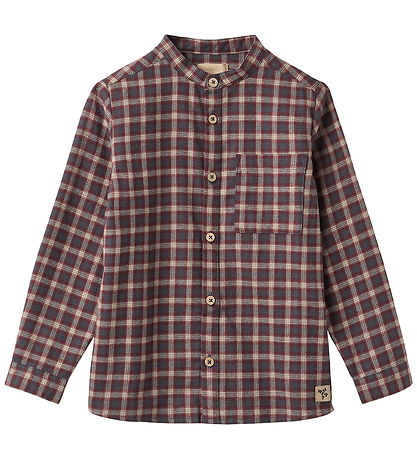 Wheat Skjorte - Willum - Blue Holiday Check