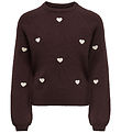 Kids Only Sweatshirt - KogDana - Chocolate Torte/EMB Tofu/Hearts