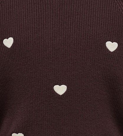 Kids Only Sweatshirt - KogDana - Chocolate Torte/EMB Tofu/Hearts