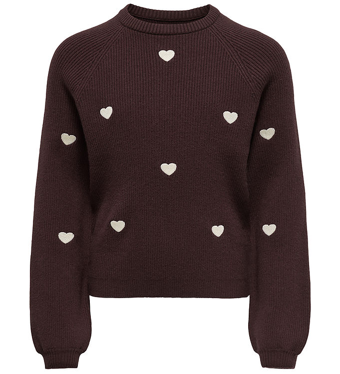 Kids Only Sweatshirt - KogDana - Chocolate Torte/EMB Tofu/Hearts