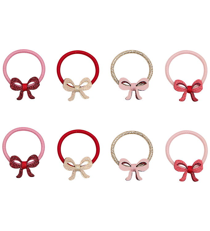 Mimi & Lula Hårelastikker - 8 Pak - Mini Cutesy Bow