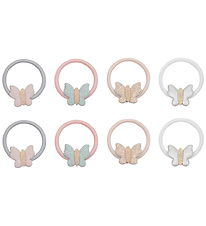 Mimi & Lula Hårelastikker - 8-Pak - Mini Bella Butterfly