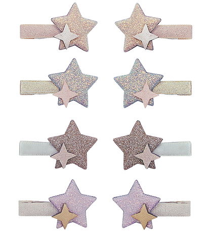 Mimi & Lula Hårklips - 8-Pak - Starlight