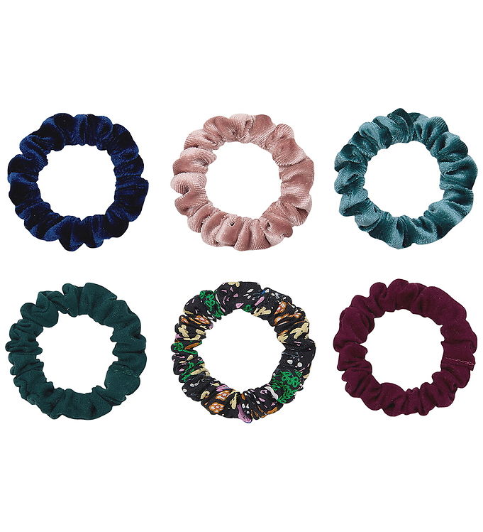 Mimi & Lula - 6 Scrunchies Hårelastikker - Skinny