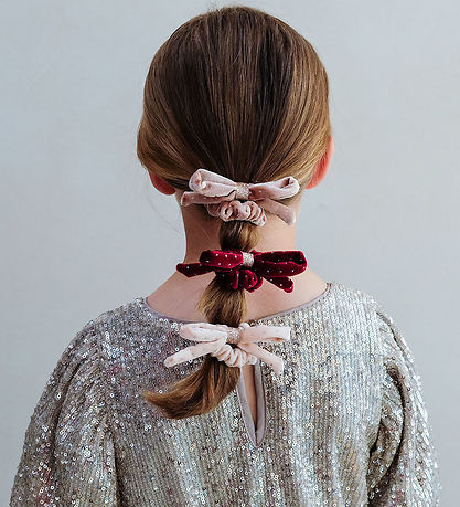 Mimi & Lula Hårelastikker - Scrunchies- 4-Pak - Velvet Bow