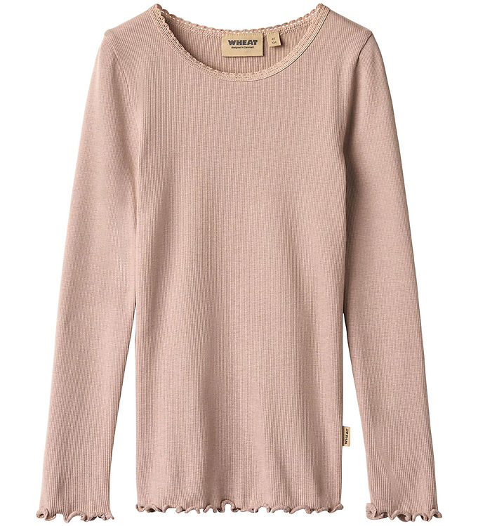 Wheat Bluse - Rib - Reese - Dry Rose