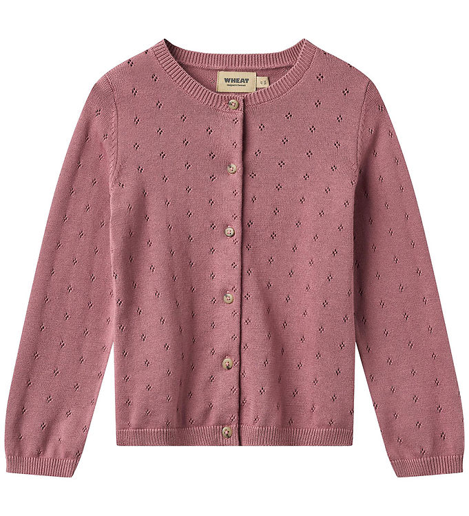 Wheat Cardigan - Strik - Maia - Warm Lilac