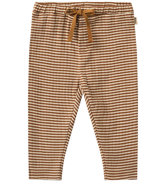 Wheat Bukser - Rib - Manfred - Warm Hazel Stripe