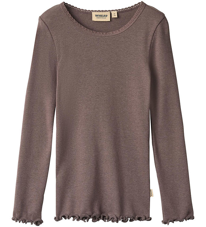 Wheat Bluse - Rib - Reese - Plum Truffle