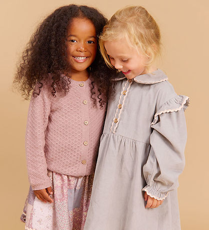 Wheat Kjole - Fløjl - Alissa - Slightly Blue