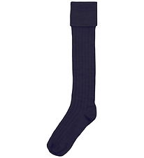 Joha Chaussettes Hautes - Laine - Marine