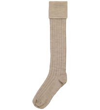 Joha Chaussettes Hautes - Laine - Beige Melange