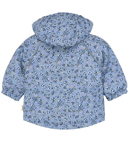 Petit Piao Vinterjakke - PPDard - Stonewash Blueberry AOP