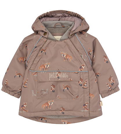 Petit Piao Vinterjakke - PPDard - Fossil Fox AOP