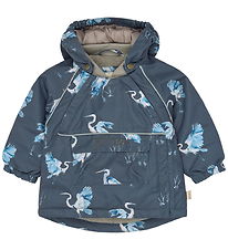 Petit Piao Vinterjakke - PPDard - Ombre Blue Herron AOP