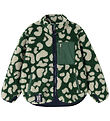 Liewood Fleecejakke - Teddy - Nolan Pile - Mega Leo/Garden Green