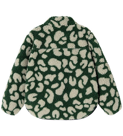 Liewood Fleecejakke - Teddy - Nolan Pile - Mega Leo/Garden Green
