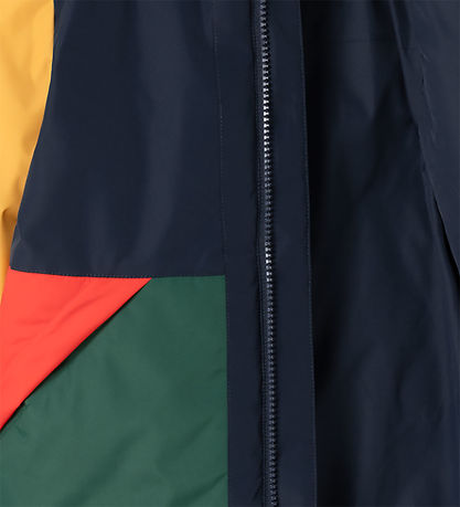 Liewood Dynejakke - Bran - Classic Navy/Multi Mix