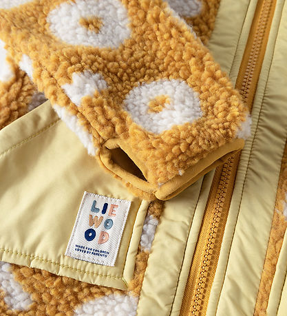 Liewood Fleecejakke - Teddy - Noam Pile - Letters/Yuzu