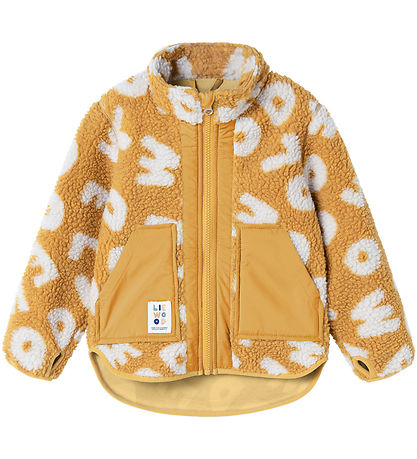 Liewood Fleecejakke - Teddy - Noam Pile - Letters/Yuzu