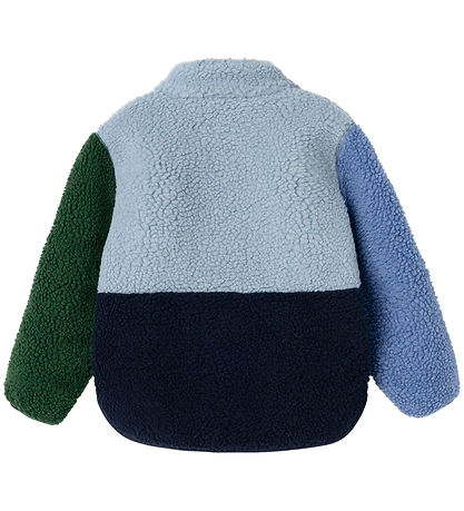 Liewood Fleecejakke - Teddy - Nolan Pile - Classic Navy/Multi Mi
