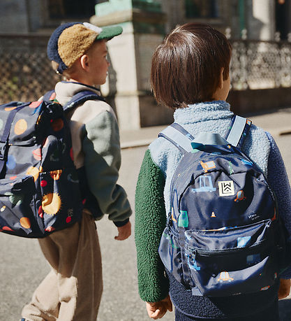 Liewood Fleecejakke - Teddy - Nolan Pile - Classic Navy/Multi Mi