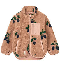 Liewood Fleecejakke - Teddy - Nolan Pile - Berry/Pale Tuscany