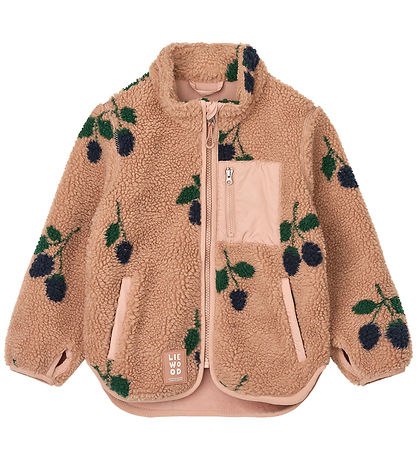Liewood Fleecejakke - Teddy - Nolan Pile - Berry/Pale Tuscany