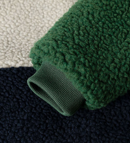 Liewood Termo/Fleecejakke - Jackson - Vendbar - Garden Green/Mul