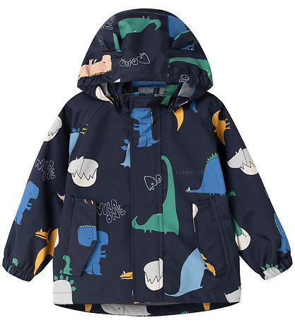 LieWood Regntøj m.Seler - Manu - Dino Roar/Classic Navy