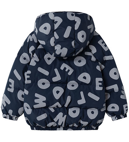 Liewood Dynejakke - Adelina - Letters/Classic Navy