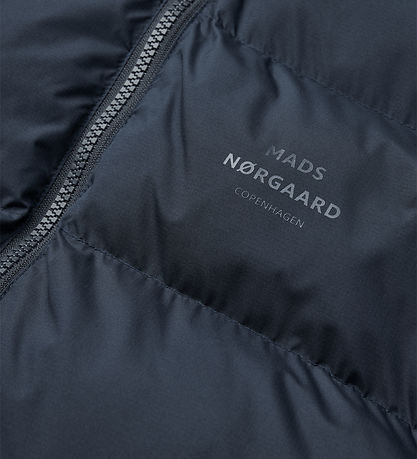 Mads Nørgaard Dynejakke - Light Ripstop Junino - Sky Captain