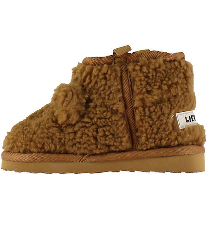Liewood Hjemmesko - Alban Bear Pile - Golden Caramel