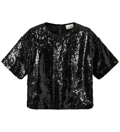 Sofie Schnoor Bluse - Felucasy - Sort m. Pailletter