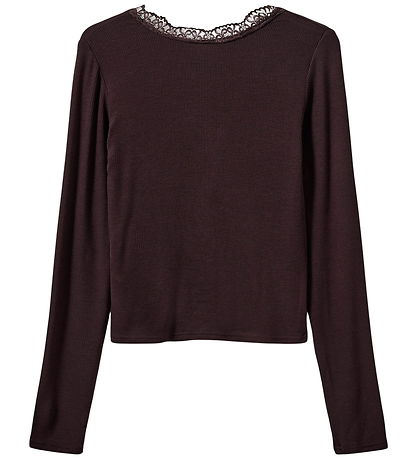 Sofie Schnoor Cardigan - Rib - AntiaSY - Dark Plum