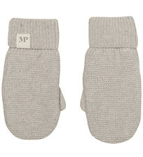MP Mittens - Knitted - Wool - Helsinki - Beige Melange