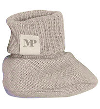 MP Booties - Knitted - Wool - Helsinki - Beige Melange