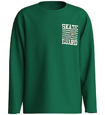 Name It Bluse - NkmVeldo - Verdant Green/Skate