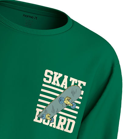 Name It Bluse - NkmVeldo - Verdant Green/Skate