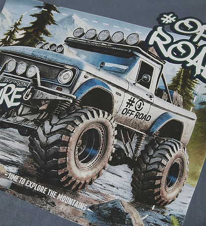 Name It Bluse - NkmVoto - Blue Mirage/Off Road