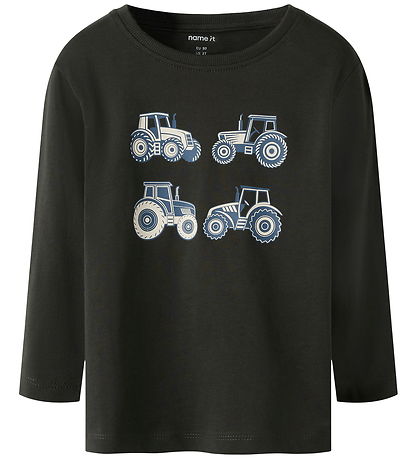 Name It Bluse - NmmVictor - Peat/Tractor