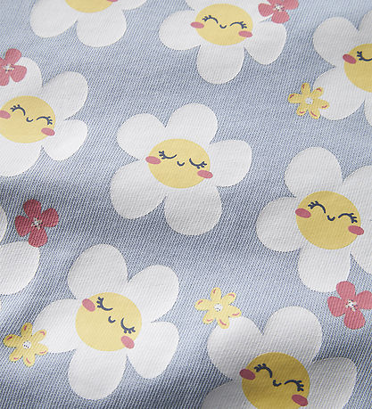 Name It Sweatshirt - NmfVasacha - Subdued Blue/Happy Flowers