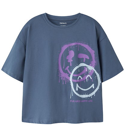 Name It T-shirt - NkmLucan - Vintage Indigo