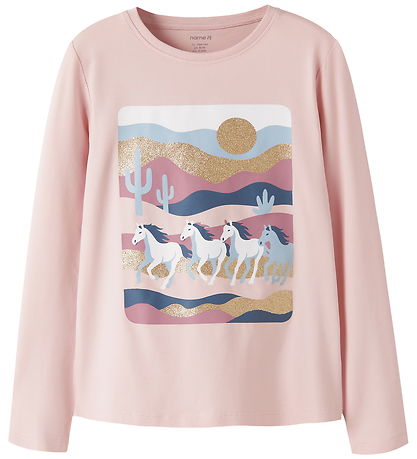 Name It Bluse - 2-pak - NmfVix - Lotus/Sort