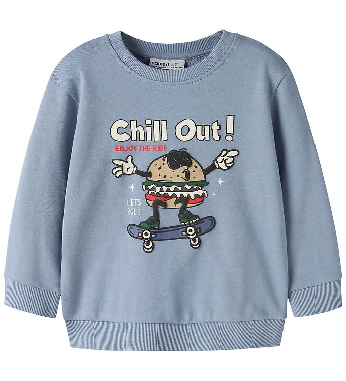 Name It Sweatshirt - NmmKore - Ashley Blue