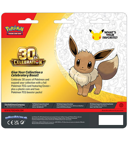 Pokémon Samlekort - 30th Celebration - Eevee Blister Pack