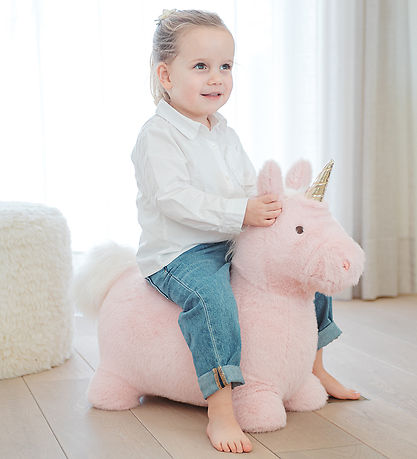 Wild and Soft Hoppedyr - Soft Bouncy - Pink Unicorn