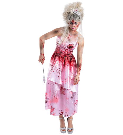 Smiffys Udklædning - Zombie Pink Princess